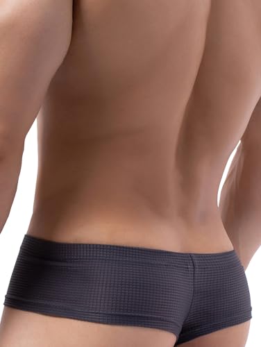 iKingsky Men's Sexy Cheeky Boxer Briefs Bright Color Thong Underwear Sexy Pouch T-back Under Panties for Men2