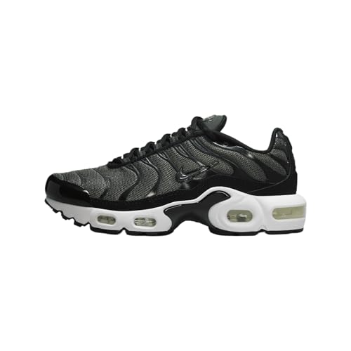Nike Air Max Plus Big Kids' Shoes (CD0609-302, Vintage Green/Black/Hemp/Vintage Green) Size 4