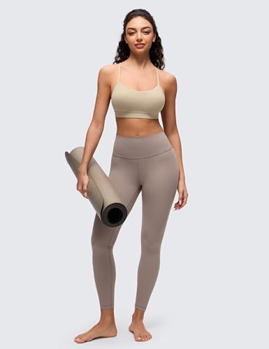 Image of CRZ YOGA Butterluxe Y Back Sports Bras | Light Support, Removable Pads, Yoga, Extremely Soft, Scoop Neck, Spaghetti Strap, for Women