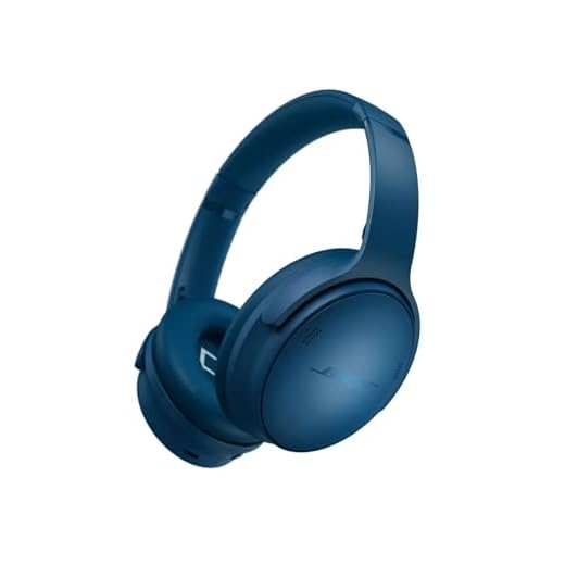 Bose QuietComfort Headphones - Wireless Bluetooth Headphones, Active Over Ear Noise Cancelling and Mic, USB-C Charging, Deep Bass, Up to 24 Hours of Playtime, Twilight Blue - Limited Edition Color