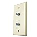 Skywalker Signature Series Wall Plate w/Dual 3.0 ghz F-81, Almond