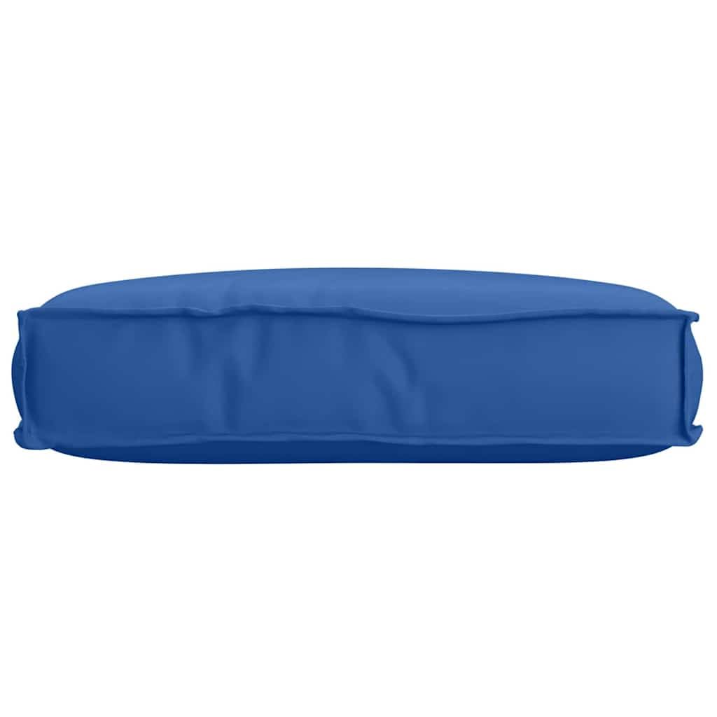 Cuscino blu reale 60 x 40 x 8 cm in tessuto Oxford, cuscino decorativo moderno per mobili da giardino, terrazza e soggiorno, cuscino rettangolare con imbottitura morbida, cuscino versatile