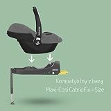 Maxi-Cosi CabrioFix i-Size, Fotelik Samochodowy dla Niemowląt w Standardzie i-Size, z Grupy 0+, od 40 do 75 cm, 0-12 kg, Szary