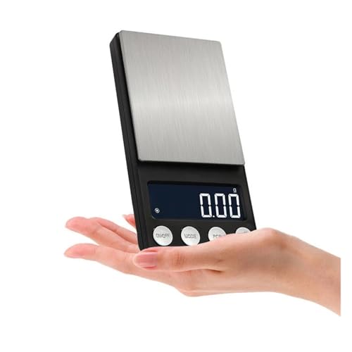 Báscula digital, Báscula digital de bolsillo mini, de precisión, con pantalla LCD, for joyas, oro, diamantes, accesorios, balanzas de gramos(100g-0.01)