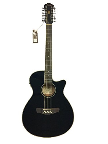 Ibanez AEG1812II Acoustic Electric 12-String - Black High Gloss