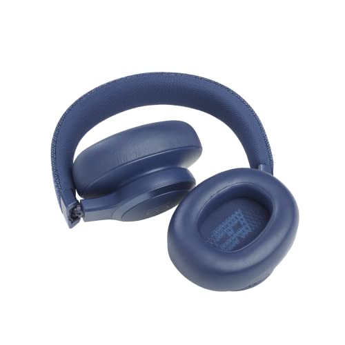 Image of JBL Live 660NC, Smart Adaptive Noise Cancelling Bluetooth Wireless Over Ear Headphones with Mic up to 50 Hours Playtime with Quick Charge, Signature Sound (Blue)