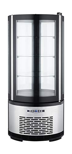 Round Countertop Refrigerated Cake Display Case - 40" Tall - 3.5 Cubic Ft.