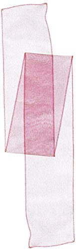 LinenTablecloth Organza Sash (10-Piece) Fuchsia