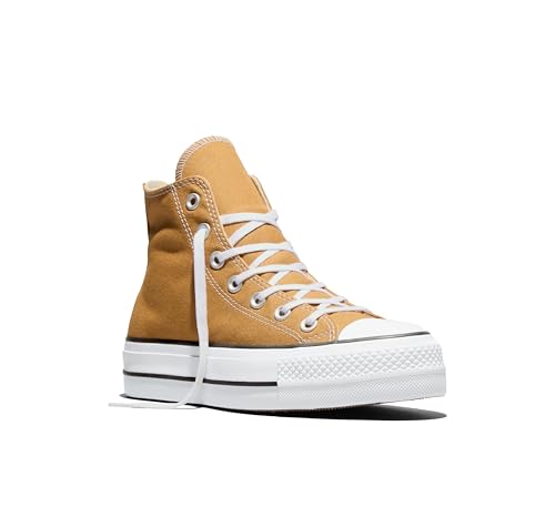 Image of Converse Chuck Taylor All Star Lift Platform Khaki Sneakers