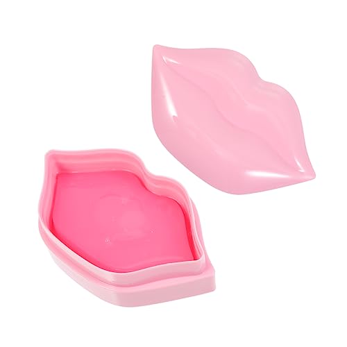 BESTYASH 20 Piezas Bálsamo labial hidratante máscara de labios para dormir durante la noche a granel Cuidado relleno película de labios máscara de tratamiento glicerina rosa
