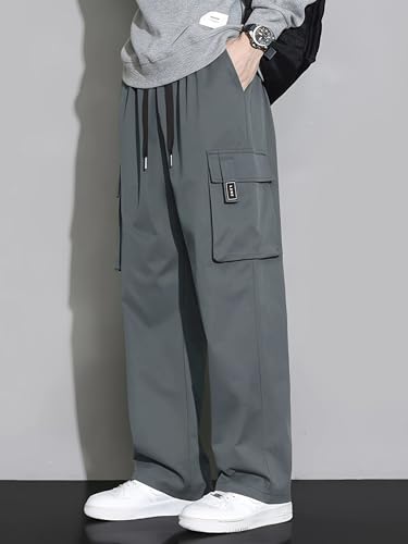 Image of Lymio Cargo for Men || Cotton Cargo Pant || Drawstring Waist Pant (Also Available in Plus Sizes) (133-136)
