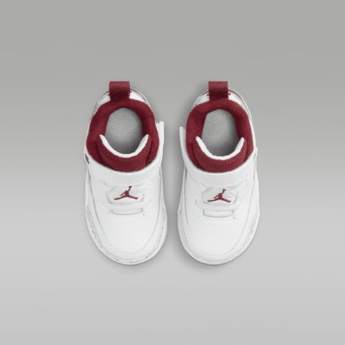 Jordan Spizike Low Baby/Toddler Shoes (FQ3952-106, White/Wolf Grey/Anthracite/Team Red) Size 44