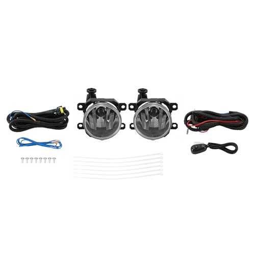 HECASA Pair Fog Light Compatible with 2013-2021 Subaru Crosstrek Forester Impreza Legacy WRX STi Replacement for SU2592126 SU2593126 Driving Fog Lamp w/Bulbs Clear Lens Driver&Passenger Side by HECASA - Image 9
