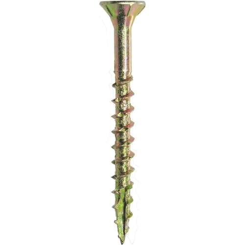 Image of Grip-Rite 114GCS1#8 x 1-3 /4 inch, T25 Star Drive Gold Construction Wood Screw, 5lb Box