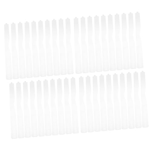 Veemoon 60pcs Shirt Fixing Supplies Collar Tabs Support Adjustable Locking Stays Crisp Shape Tightener Stiffener with Neck Shirt Supplies Fixing Strips Plastic