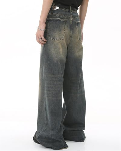 Men's Premium Select Custom Fit Loose Straight Leg Jean Cotton Denim Pants4