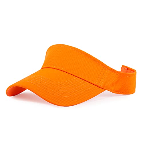 Image of HH HOFNEN Sports Sun Visor Hats Cotton Twill Ball Adjustable Sun Caps for Men Women