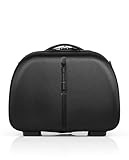 Gabol - Neceser de Viaje Rígido Paradise XP 35x28x17cm - Peso 0,9kg con Capacidad de Hasta 12L - Con Acople a Maleta, Correa y Forro de Material Reciclado - Diseño Español en ABS - Negro