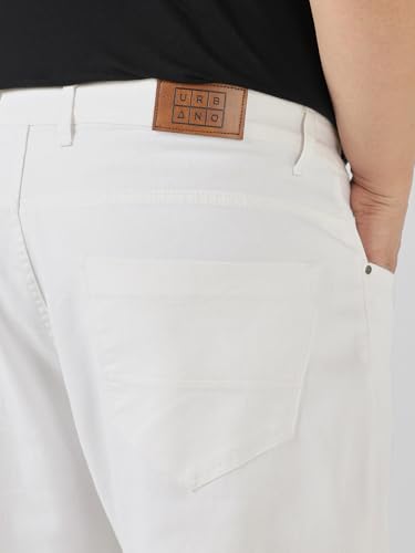 Urbano Plus Men's Regular Fit Mid Rise Jeans