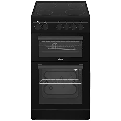 Altimo CETC501B 500mm Twin Cavity Cooker with Ceramic Hob Cover