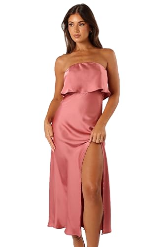 Image of Petal & Pup Women's Vienna Strapless Midi Dress