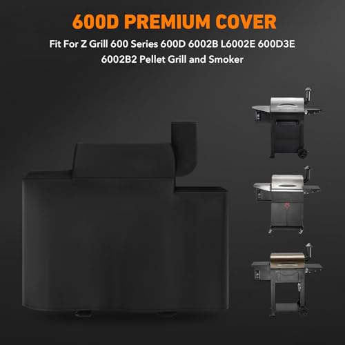 ZBXFCSH Heavy Duty Replacement Grill Cover Compatible with Z Grill 600 Series 600D 6002B L6002E 600D3E 6002B2 Pellet Grill and Smoker