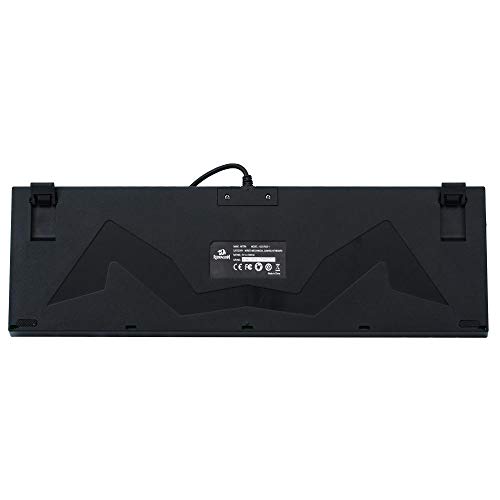 Redragon, Teclado Mecânico Gamer Mitra RGB (Switch Outemu Blue) - Preto glide