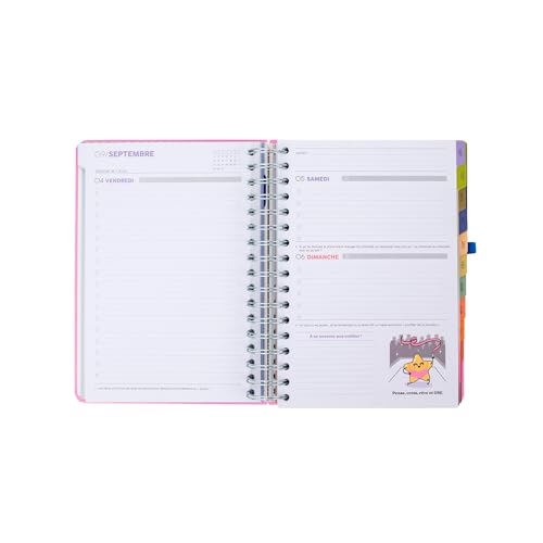 Agenda Mr. Wonderful 2026-27 journalier planificateur daté avec pages de notes - 7