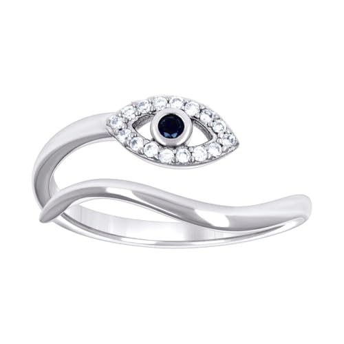 Bague mauvais œil argent 925 pour femme : un cadeau symbolique étincelant