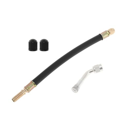 Image of Motoforti 1set 135 Degree Copper Tire Valve Extension with Durable Plastic 210mm Tyre Valve Inflation Adapter for Car Motorcycle RV Truck Bike