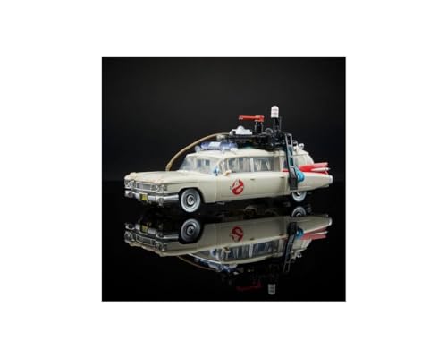 Transformers Toys Generations, Transformers Collaborative Ghostbusters: Legacy, Ecto-1 Ectotron - Statuetta trasformabile da 17,5 cm