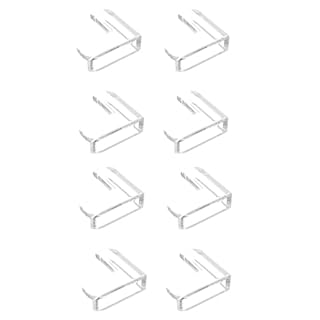 Meiyea 8 Pack Transparent Corner Protectors for Kids - Heavy Duty Edge Guards with Strong Adhesion, Soft Bumpers for Furniture, Table Corners, Glass & Plastic - Baby Proofing