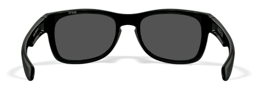 Wiley X Hudson Sunglasses, Safety Glasses For Men And Women, Uv Eye Protection For Shooting, Fishing, Biking, And Extreme Sports, Gloss Black Frames, Silver Flash Lenses #TOP2