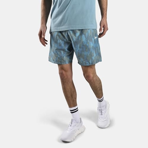 Short Reebok de sport pour homme, éliminez l'inconfort avec ce short imprimé