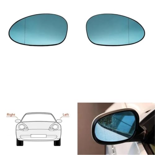 Glace rétroviseur extérieur chauffé gauche bleu pour E87 E90 E46 Z4 M3