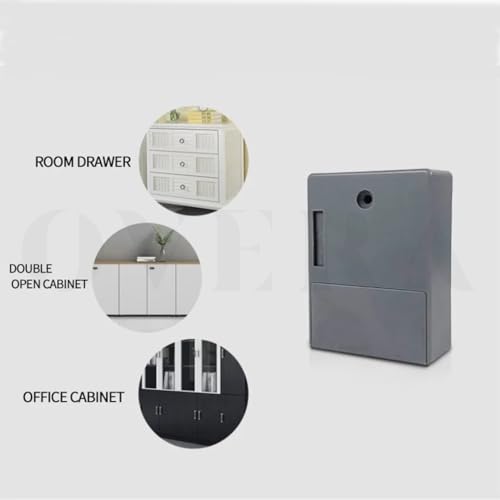 Image of Overa Smart Electronic Lock Biometric Fingerprint Door Lock Virtual Password Wechat Fingerprint Card Lock for Home Security DIY Smart Sensor Hidden Safety Digital Cabinet Lock /Electronic Drawer Locks