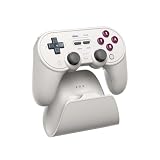 8Bitdo Pro 3 Bluetooth Controller with Swappable ABXY Buttons, TMR Joysticks, Hall Effect Triggers, Pro Back Buttons, Charging Dock, for Switch/Switch 2, Windows, Apple, SteamOS, Android - G Classic