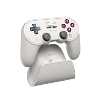 8BitDo Pro 3 Bluetooth Controller for Switch/Switch 2 – TMR Joysticks, Swappable ABXY Buttons, Pro Back Buttons, Charging Dock, Hall Effect Triggers, for Windows, Apple, SteamOS, Android - G Classic – Ansicht 2