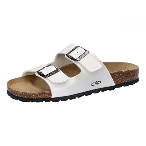 Materiale interno: sintetico CMP ECO THALITHA WMN SLIPPER, Sandali a Ciabatta Donna, Bianco, 37 EU