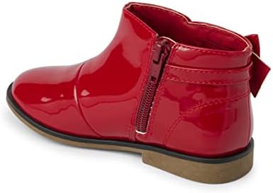 Gymboree, and Toddler Girls Faux Leather Booties,BIG RED,2 | Image 2