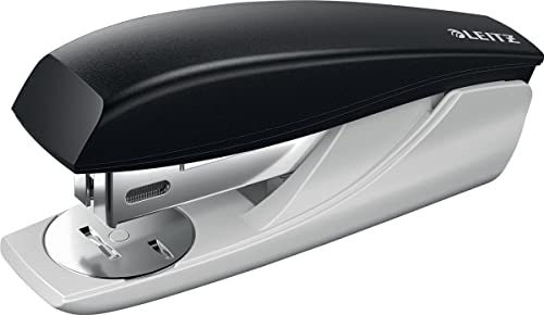 Leitz Kleines Büroheftgerät Für 25 Blatt Ergonomische Form Inkl. Heftklammern Schwarz NeXXt-Serie 55016095