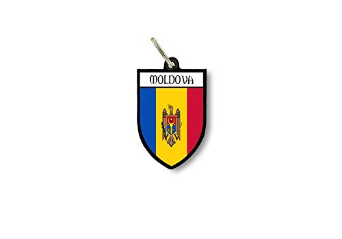 Porte cles clefs cle Drapeau Collection Ville Blason Moldavie moldave