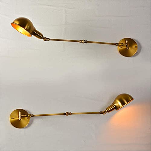 Aplique de pared de latón elegante y creativo para iluminar tu dormitorio con un toque sofisticado 4