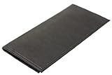 Paul & Taylor Black Leather Checkbook Cover Bifold Wallet