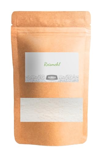 Dr. Akyol Reismehl 400g | Premium Reis | Glutenfrei | Vegan | Ballaststoffreich | Brotbackmischung | Glutenfreies Mehl | Glutenfreie Lebensmittel | Mehl | Rice