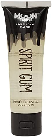 Pro FX Spirit Gum by Moon Terror | 50ml | SFX Make up for Halloween, Glue Adhesive Fix, Body Glue for Prosthetics Glitter Jewels Hair Wigs Special Effects Make up