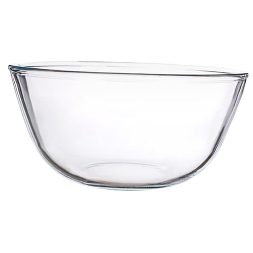 Saladier décoratif cuisine en verre transparent grand format