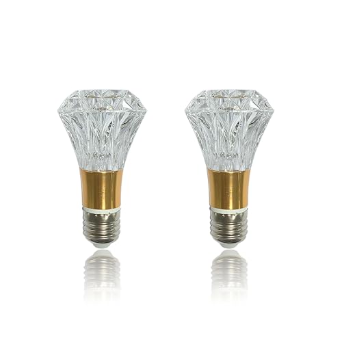 Brigligh 2 Pcs 5W E26 Decorative LED Bulb 3000K Warm Light (B009)