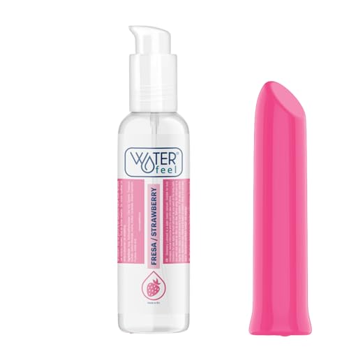 Gel Lubricante Íntimo Base Agua 175 ml | Fórmula Hidrosoluble Suave | Lubricante Unisex para Parejas (Fresa)