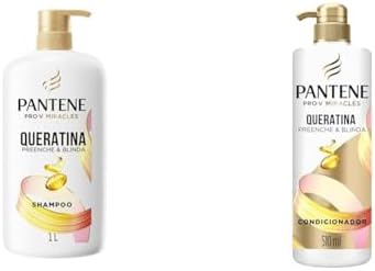 Kit Pantene PRO-V Miracles Shampoo Queratina 1L + Pantene Condici...